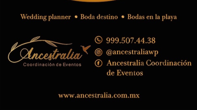 Ancestralia coordinación de eventos